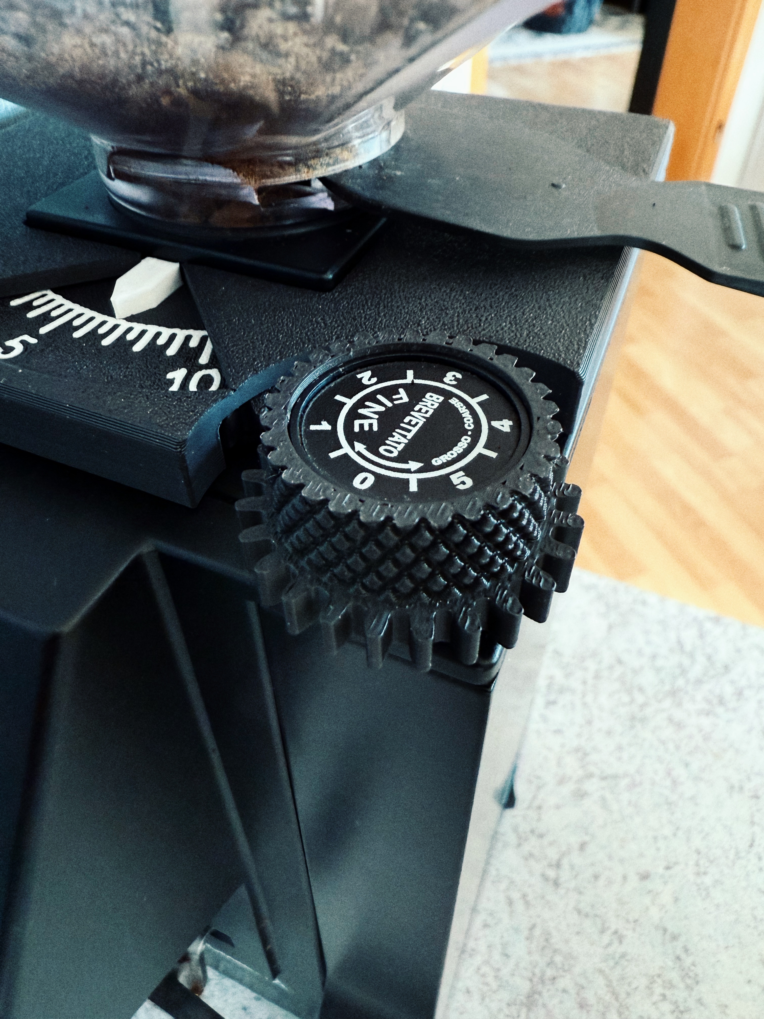 Eureka mignon specialita knob sleeve | Grind Setting Dial V2.0