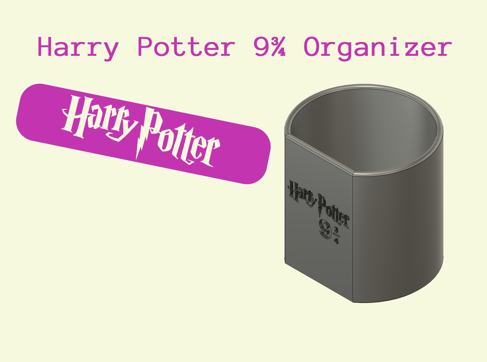 Harry Potter 9 ¾ Pen Organizer