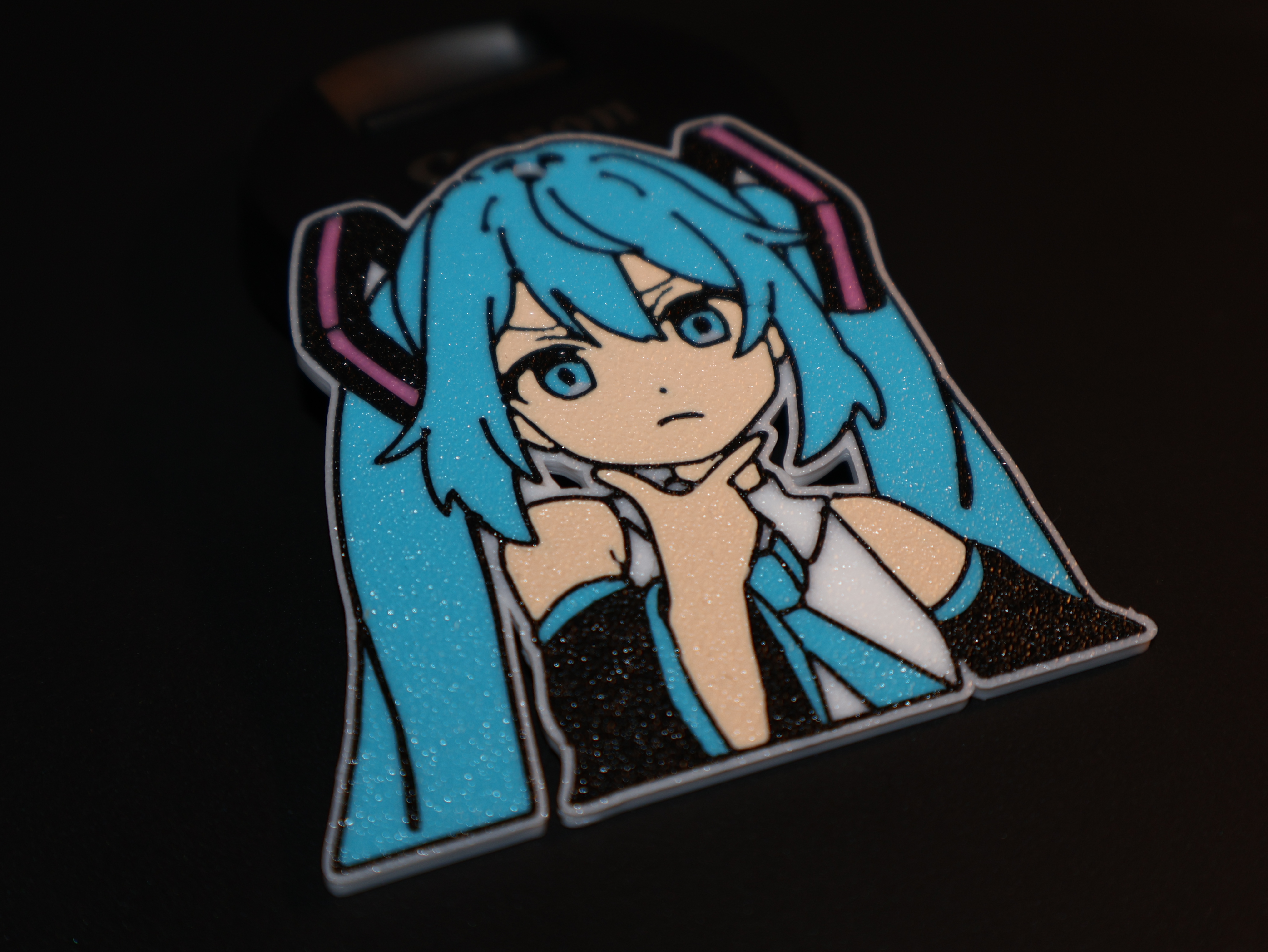 Hatsune Miku Keychain Pin
