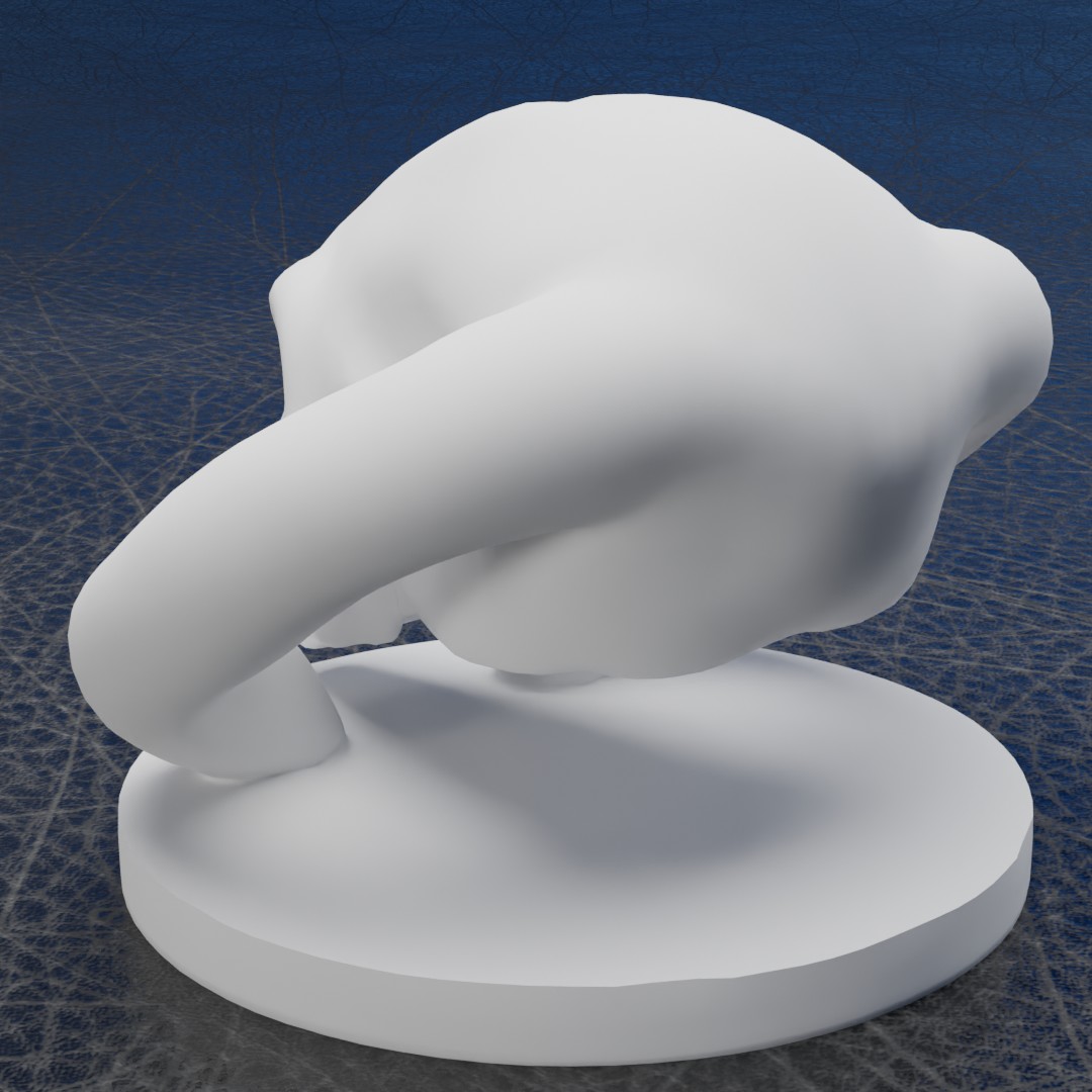 Miniatura 5 do modelo 3D Alien snake skull