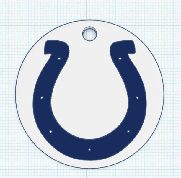 Colts Keychain