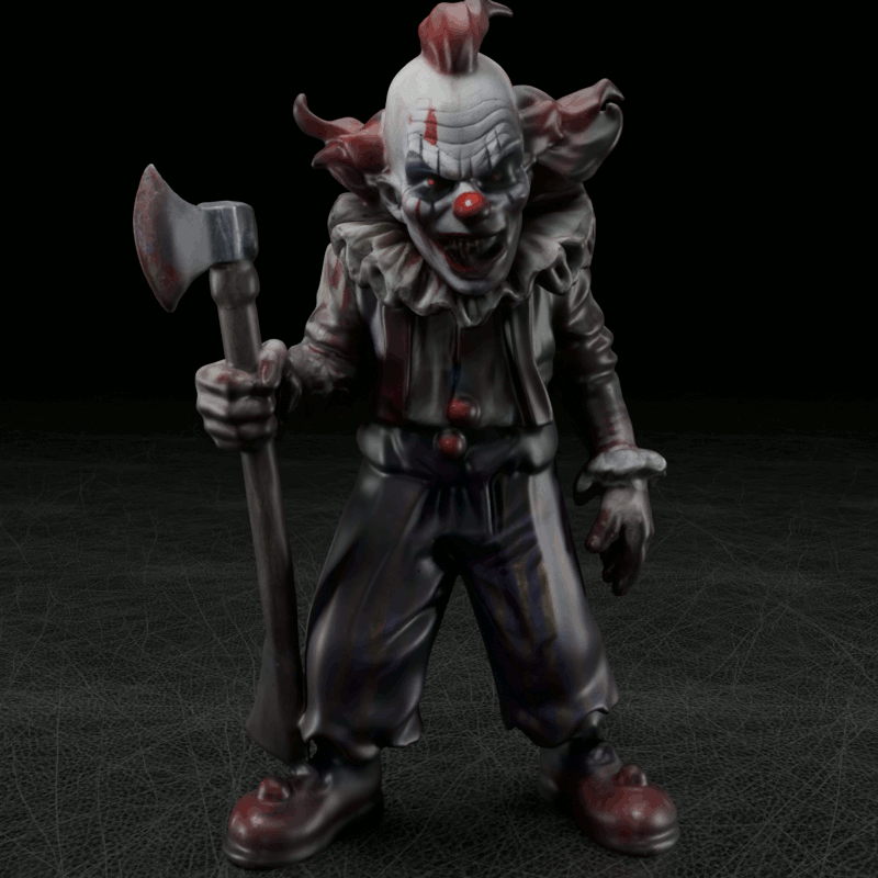 Creepy Clown with Axe