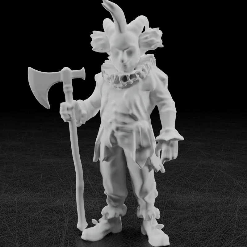 Clown with Axe