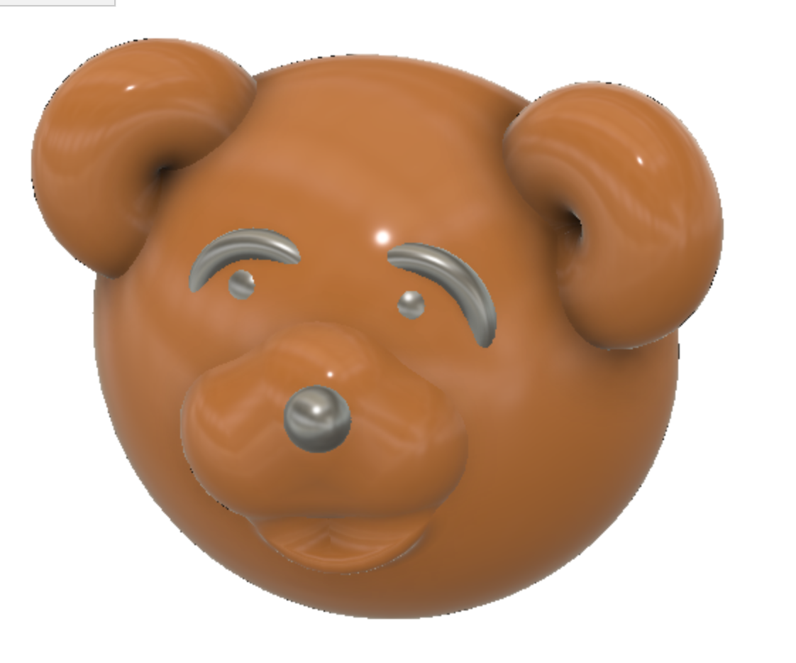 A Bear Shank Button