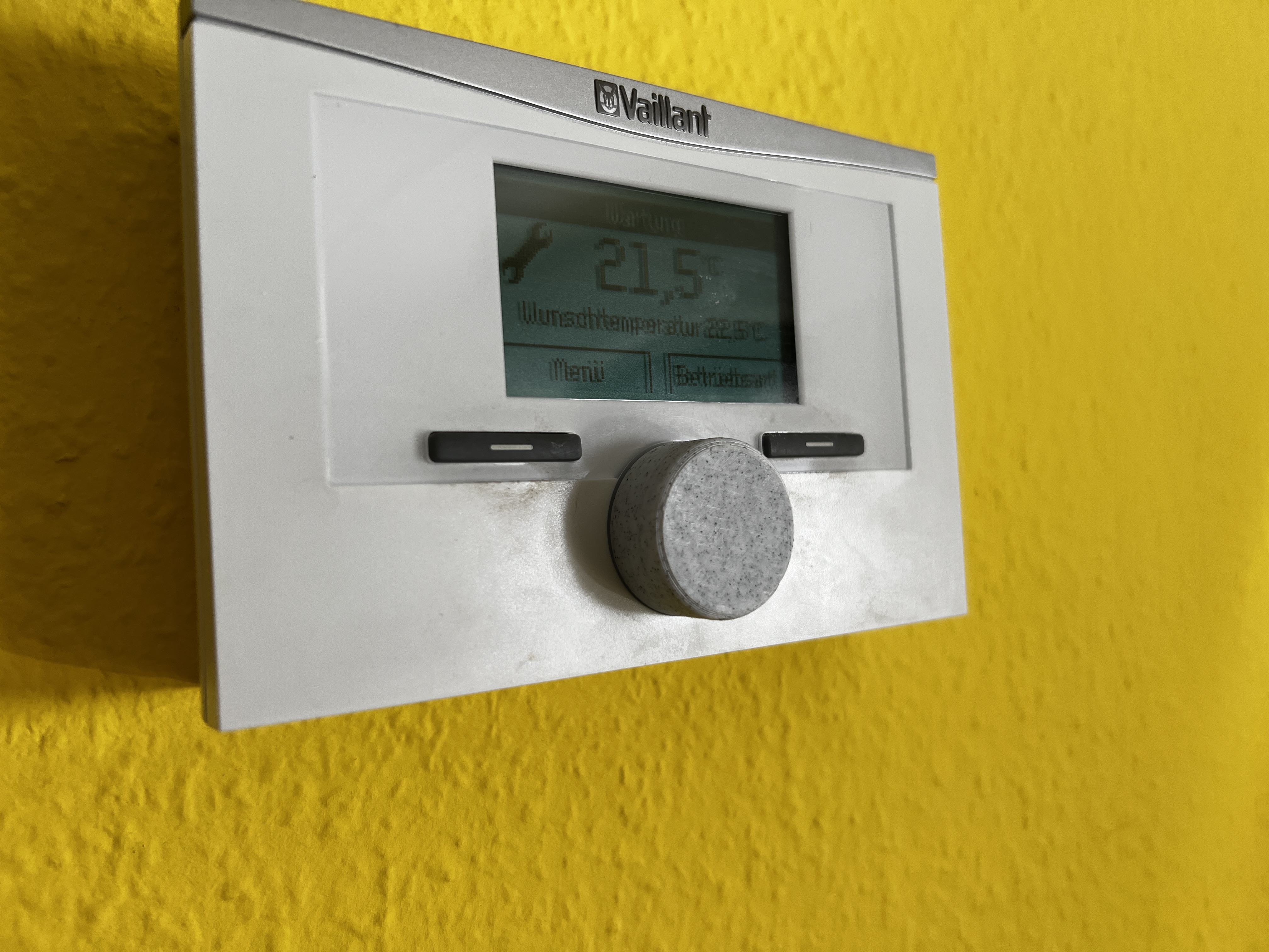 Knopf für Heizungsregler