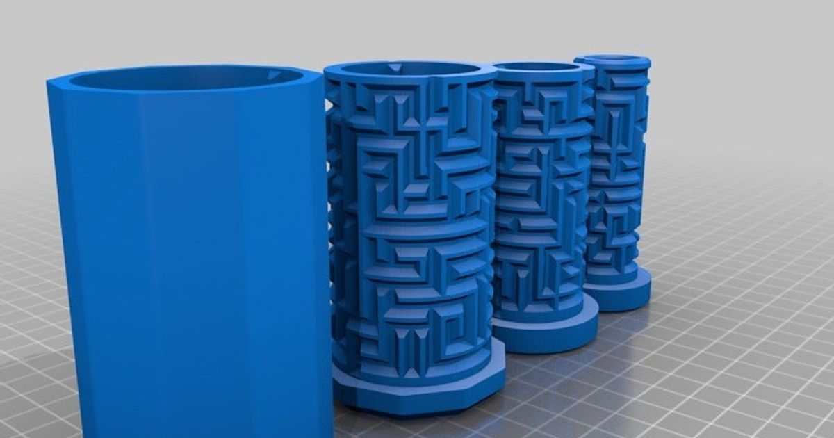 Russian Doll Maze Puzzle Box by Alain74Martel Download free STL model