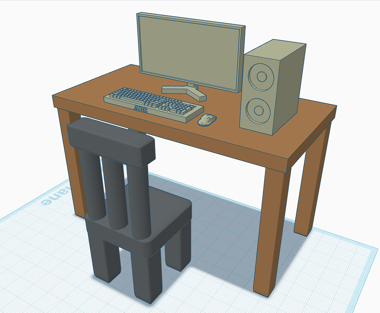 Simple Desk for Dummy 13