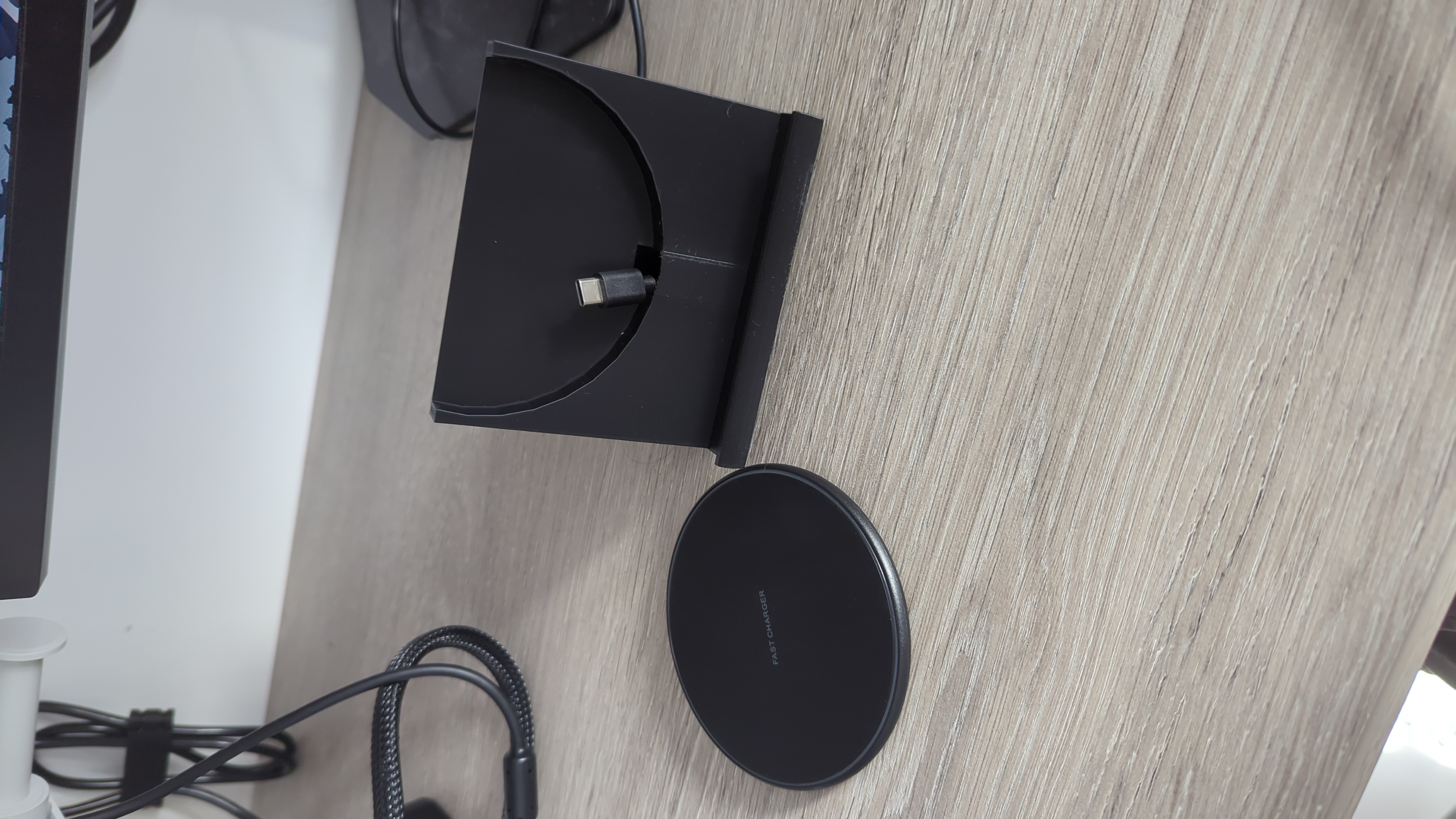 Wireless charger phone stand