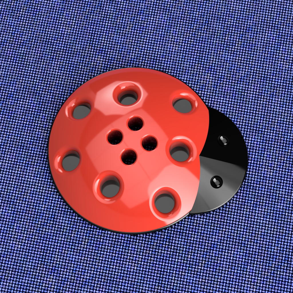 Ladybug Button