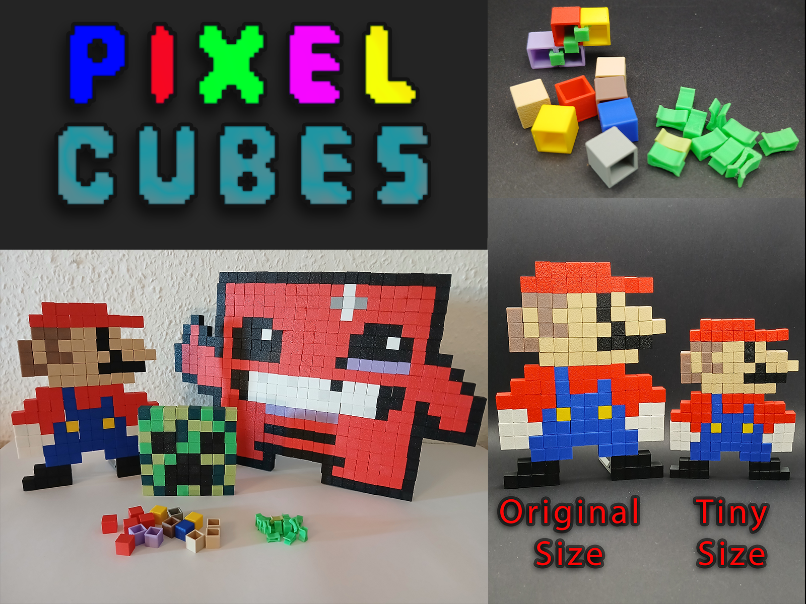 Pixel Cube - modular pixelart system