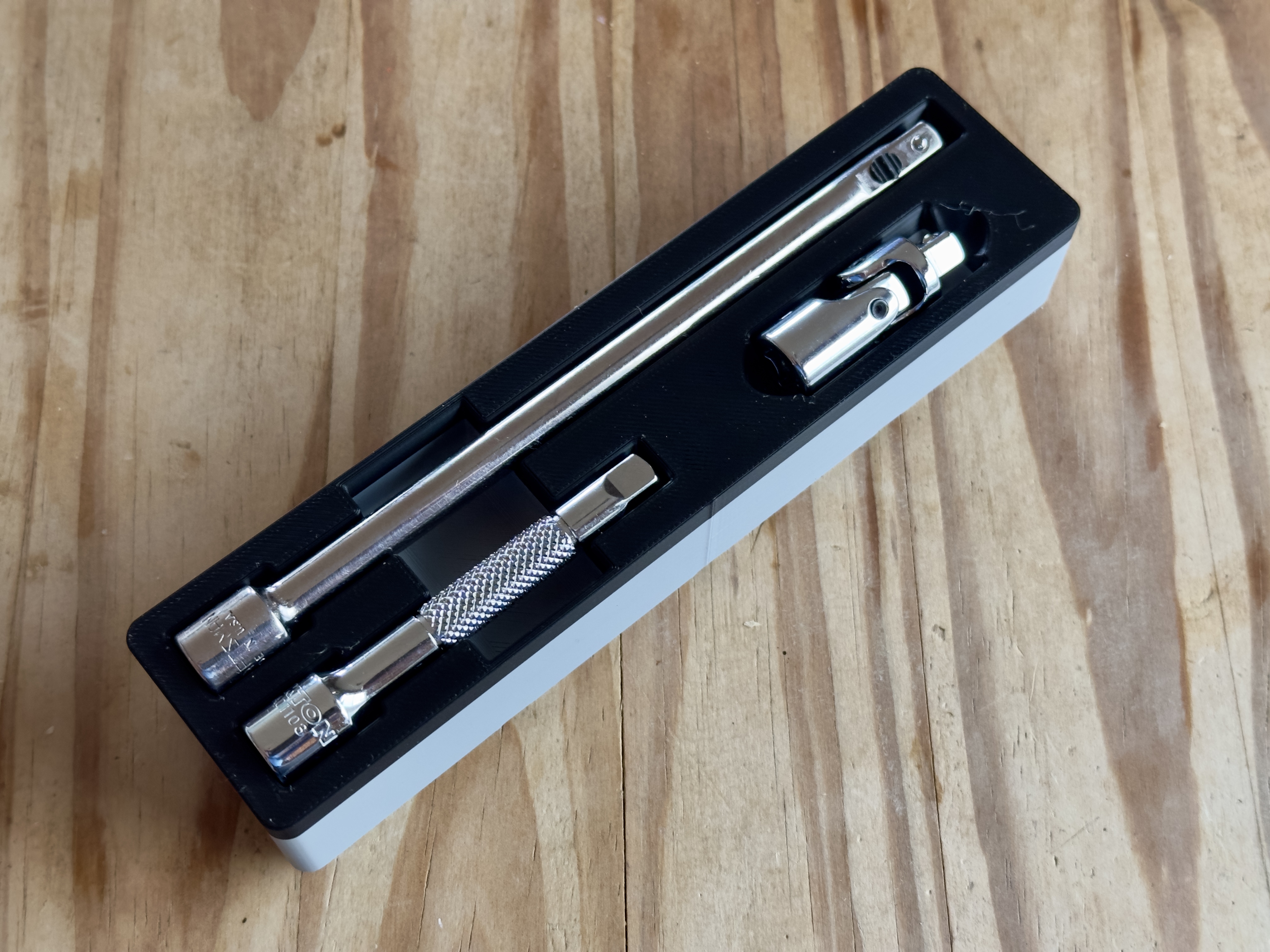1/4" Socket Extensions, Tekton - Gridfinity 4x1