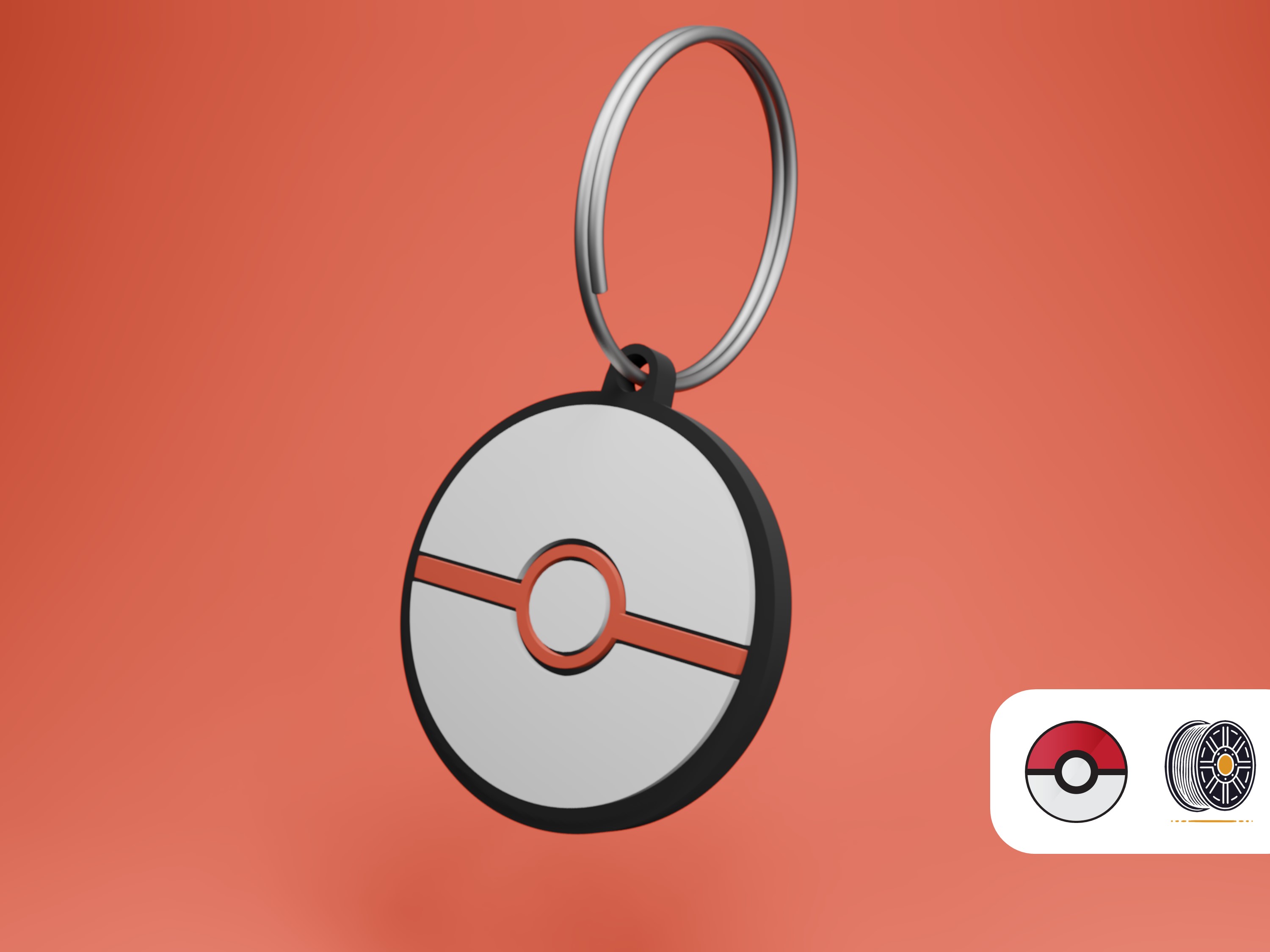Premier Ball | Pokemon Keychain Series