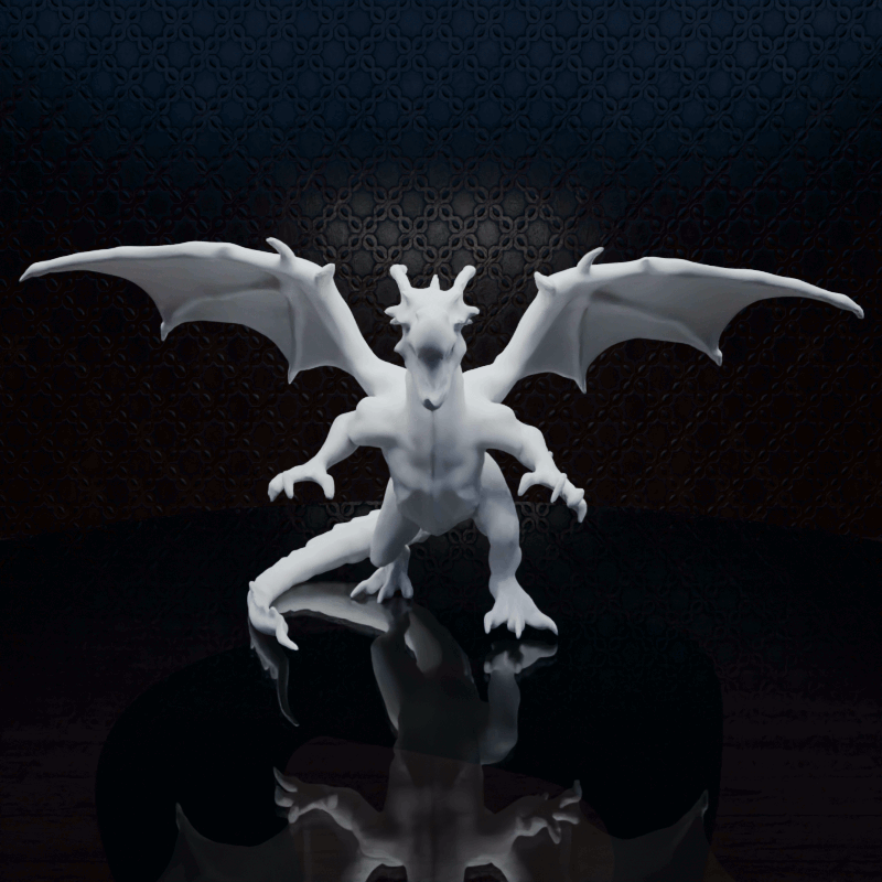 Majestic Dragon Figurine