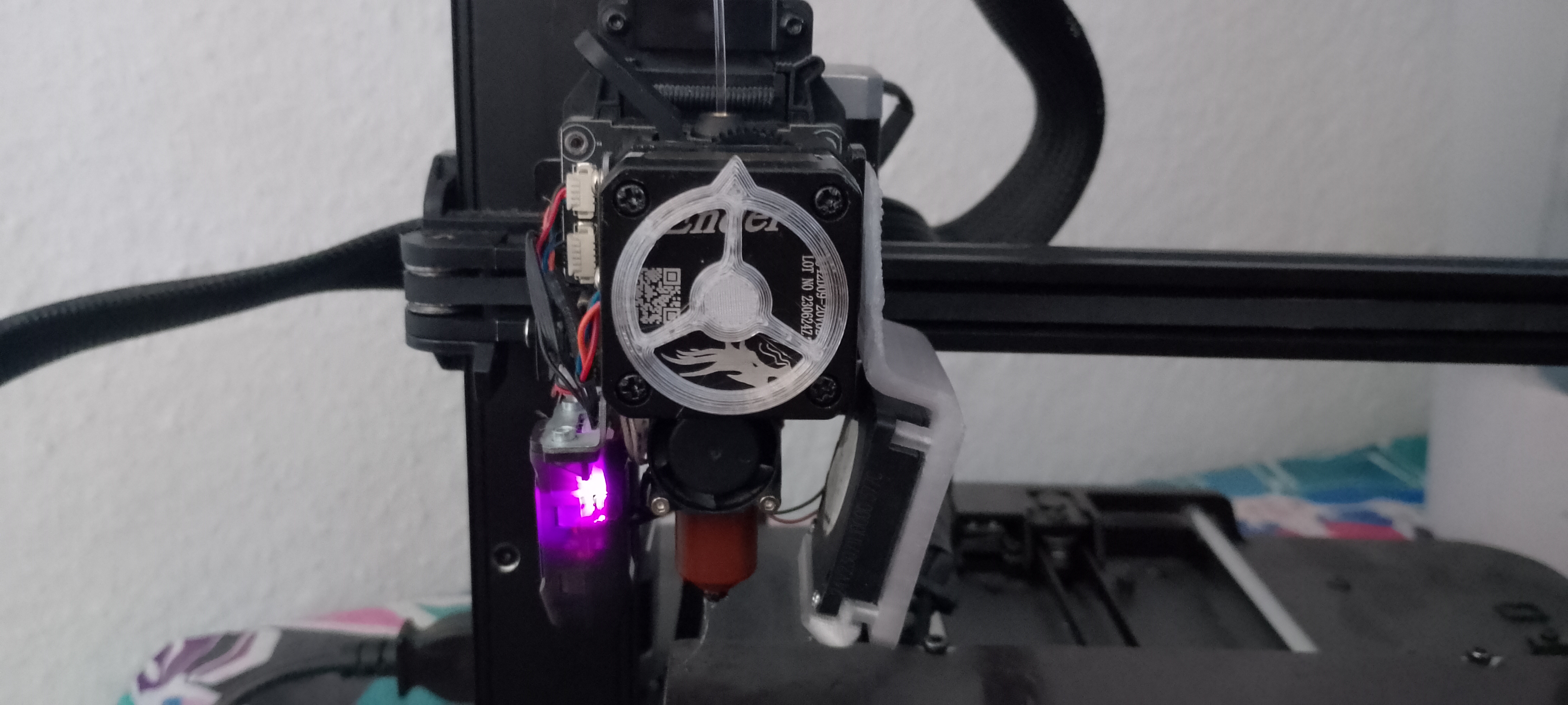 Ender 3 V3 SE Extruder Visualizer Spinner Indicator Retraction