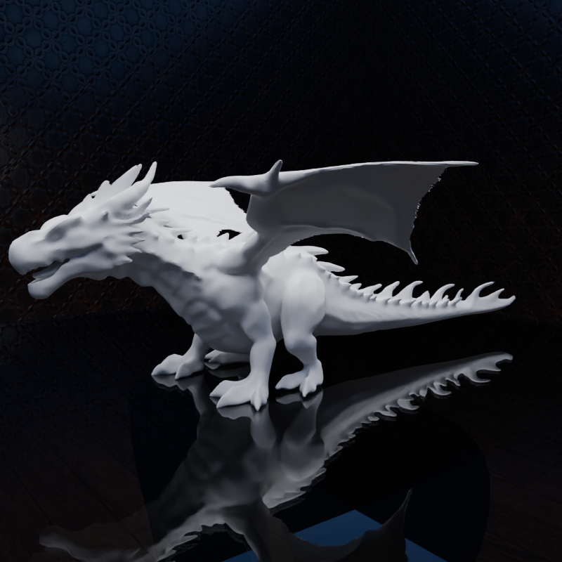 Majestic Dragon Figurine