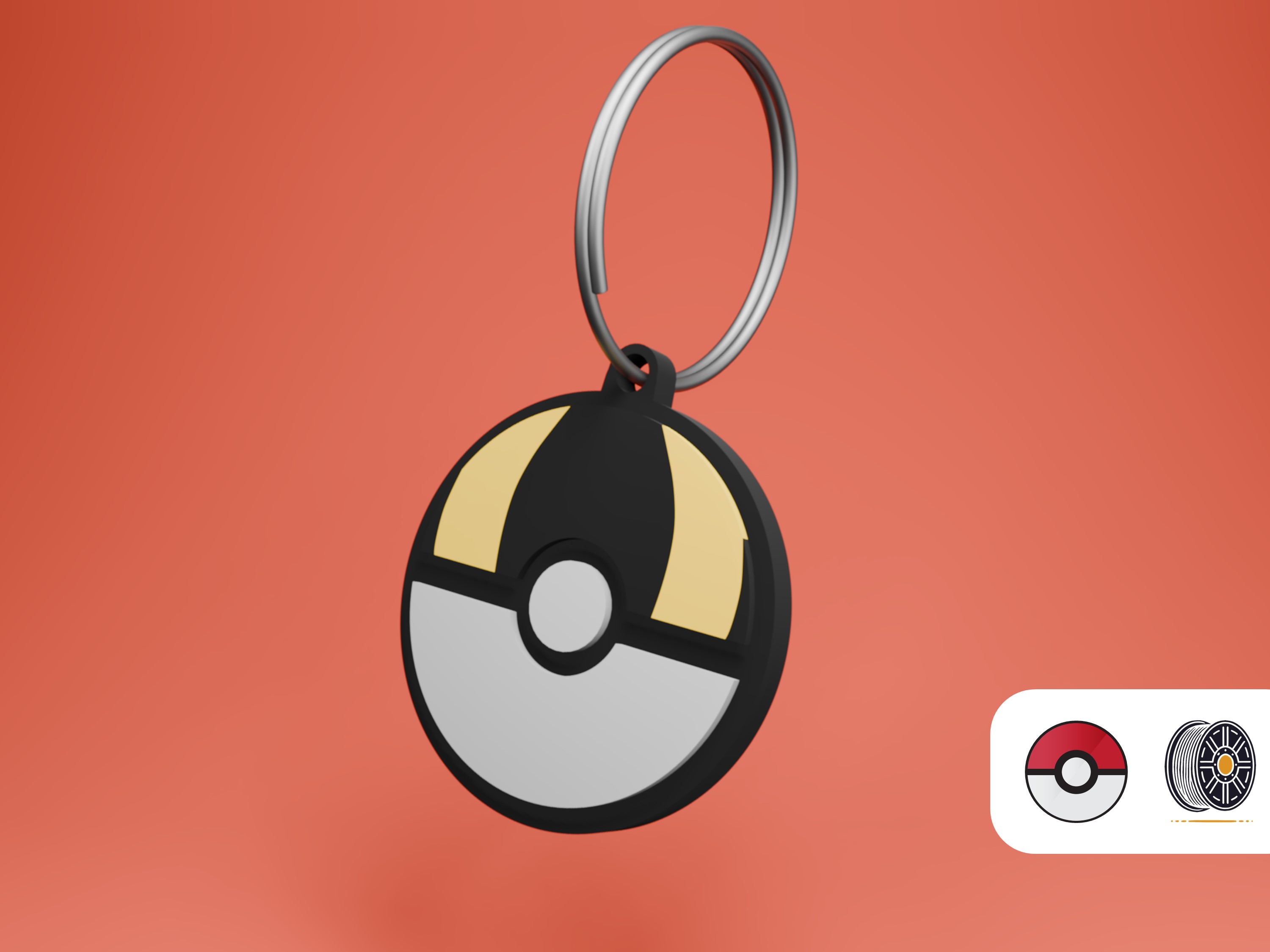 Ultra Ball | Pokemon Keychain Series