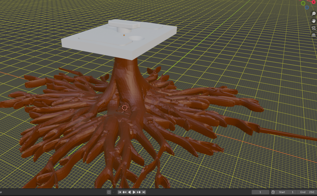 tree foot for lightbase contest — miniatura 3