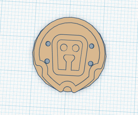 Simple Lion Button