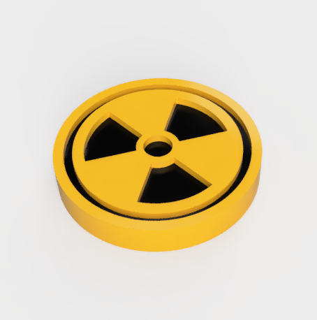 Radioaktive Button