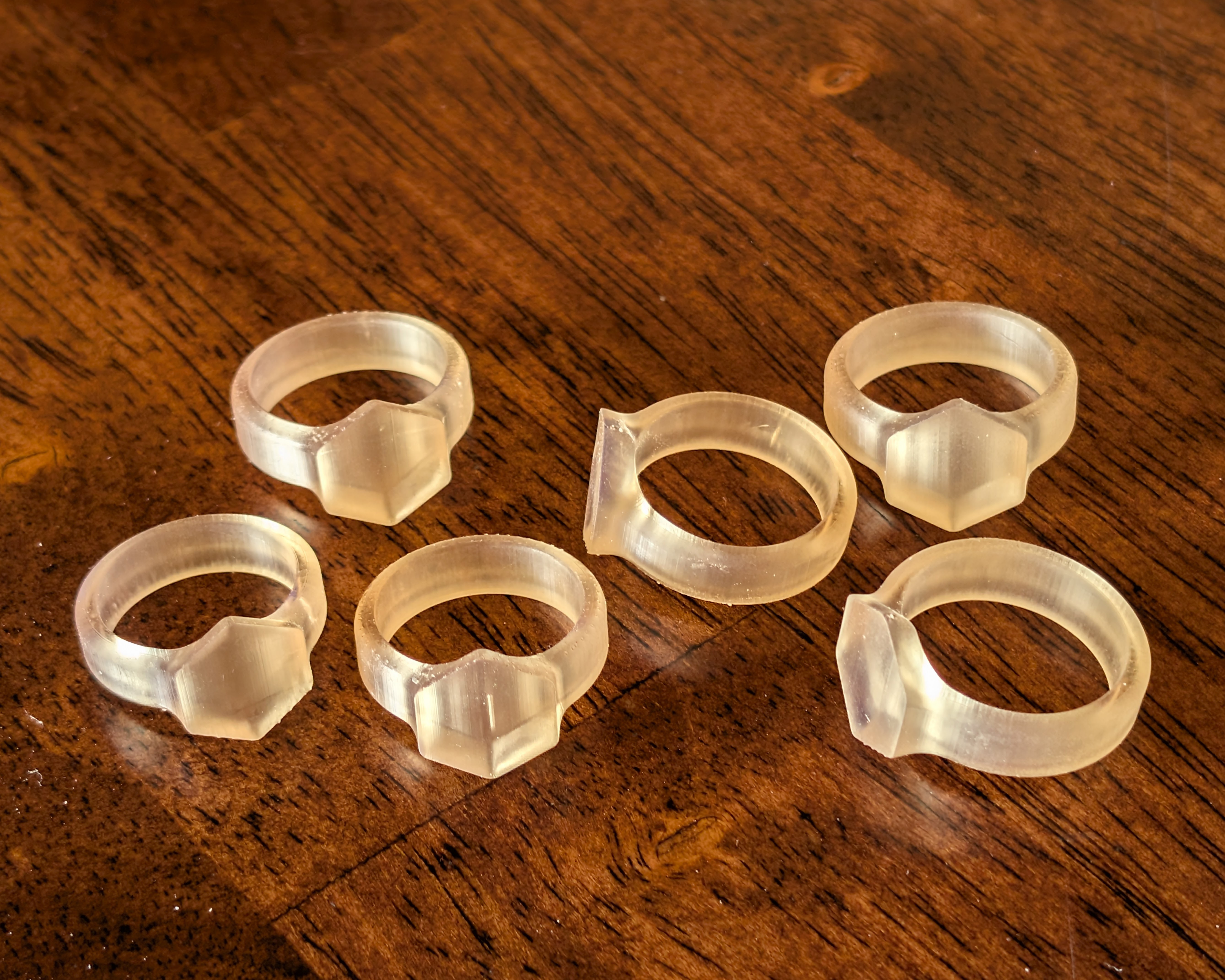 Hexagonal Signet Rings - Casting Models