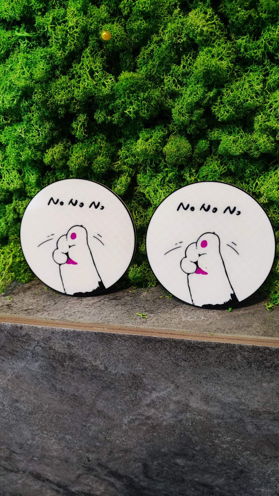 Miniatura 2 do modelo 3D Cat coaster