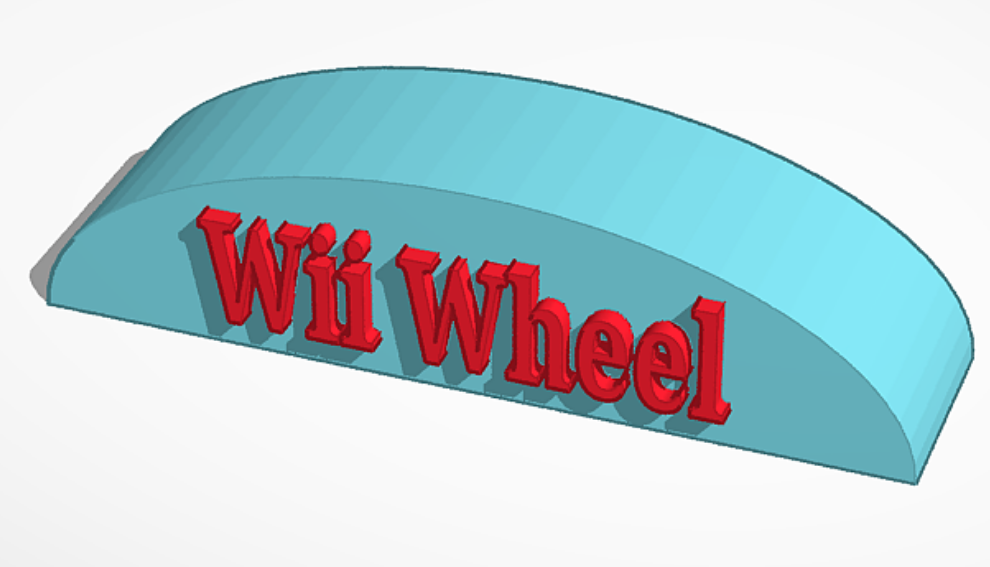 Wii Wheel holder.