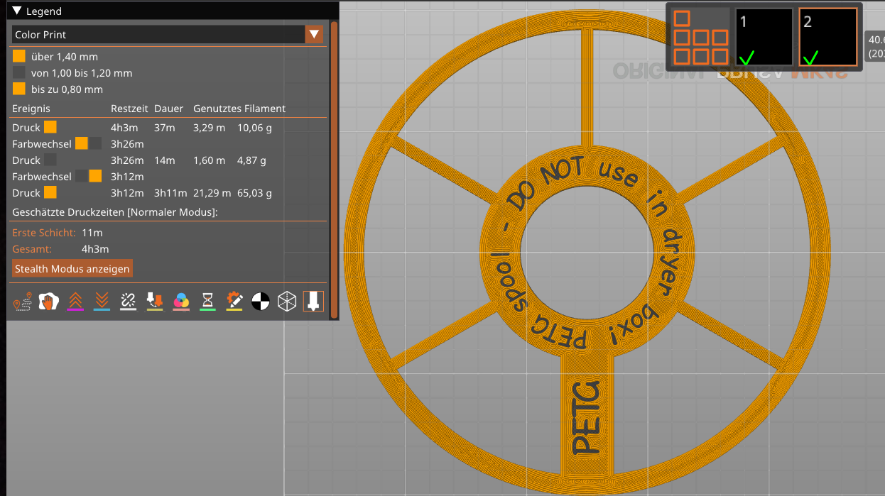 Miniatura 3 do modelo 3D Remix Customizable AMS Spool