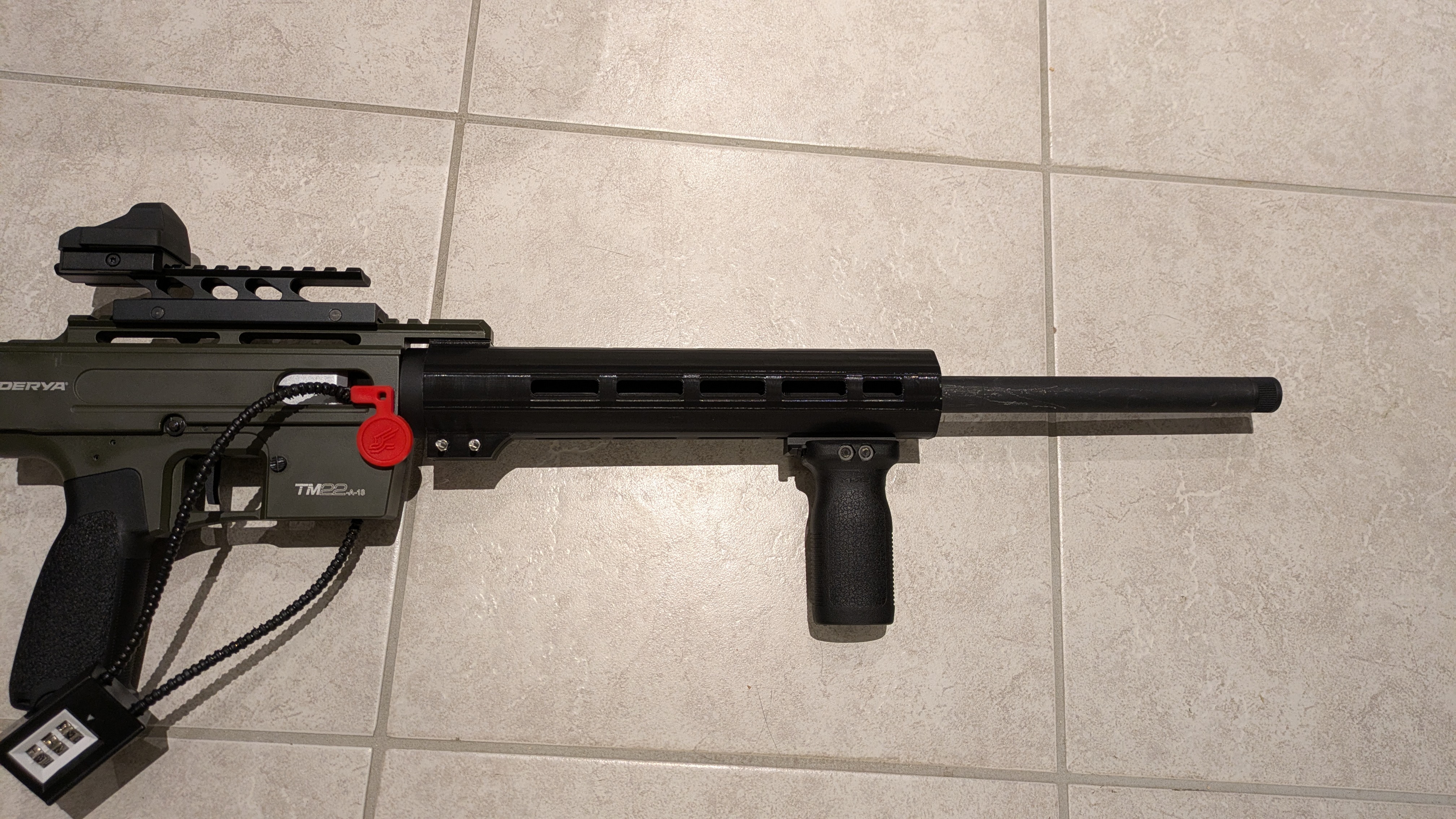 Derya TM-22 - Shorter M-LOK Handguard