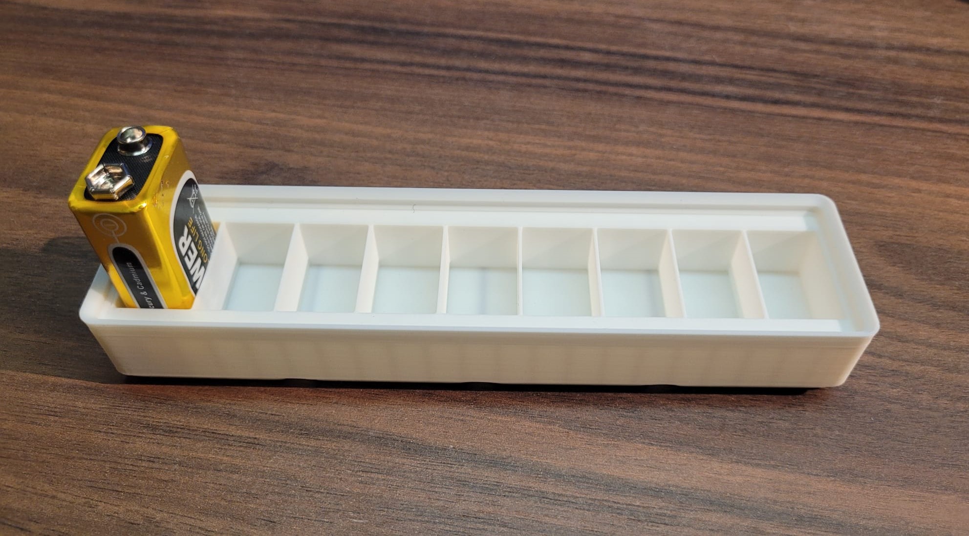 Gridfinity 9V Battery Storage