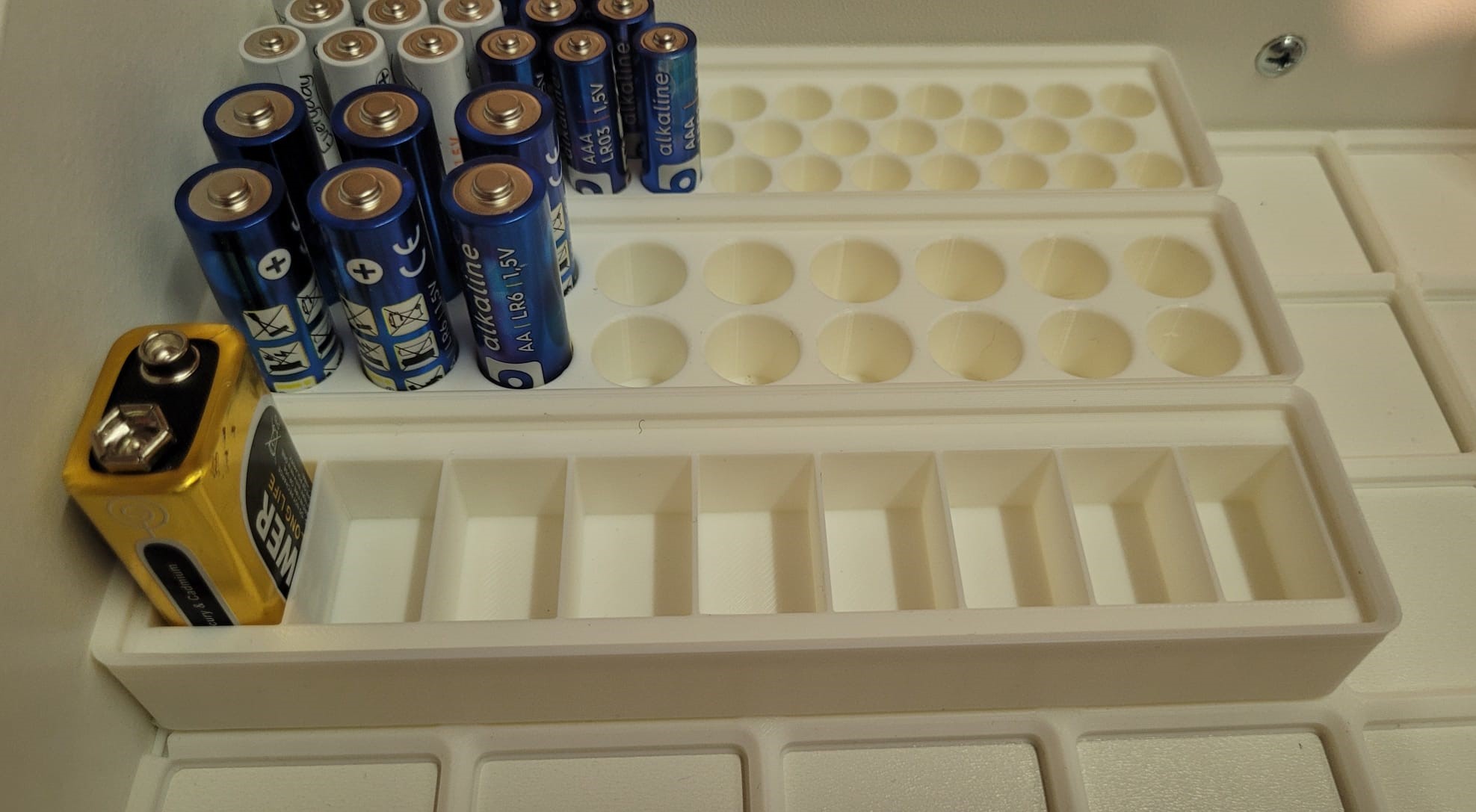 Gridfinity 9V Battery Storage — miniatura 2
