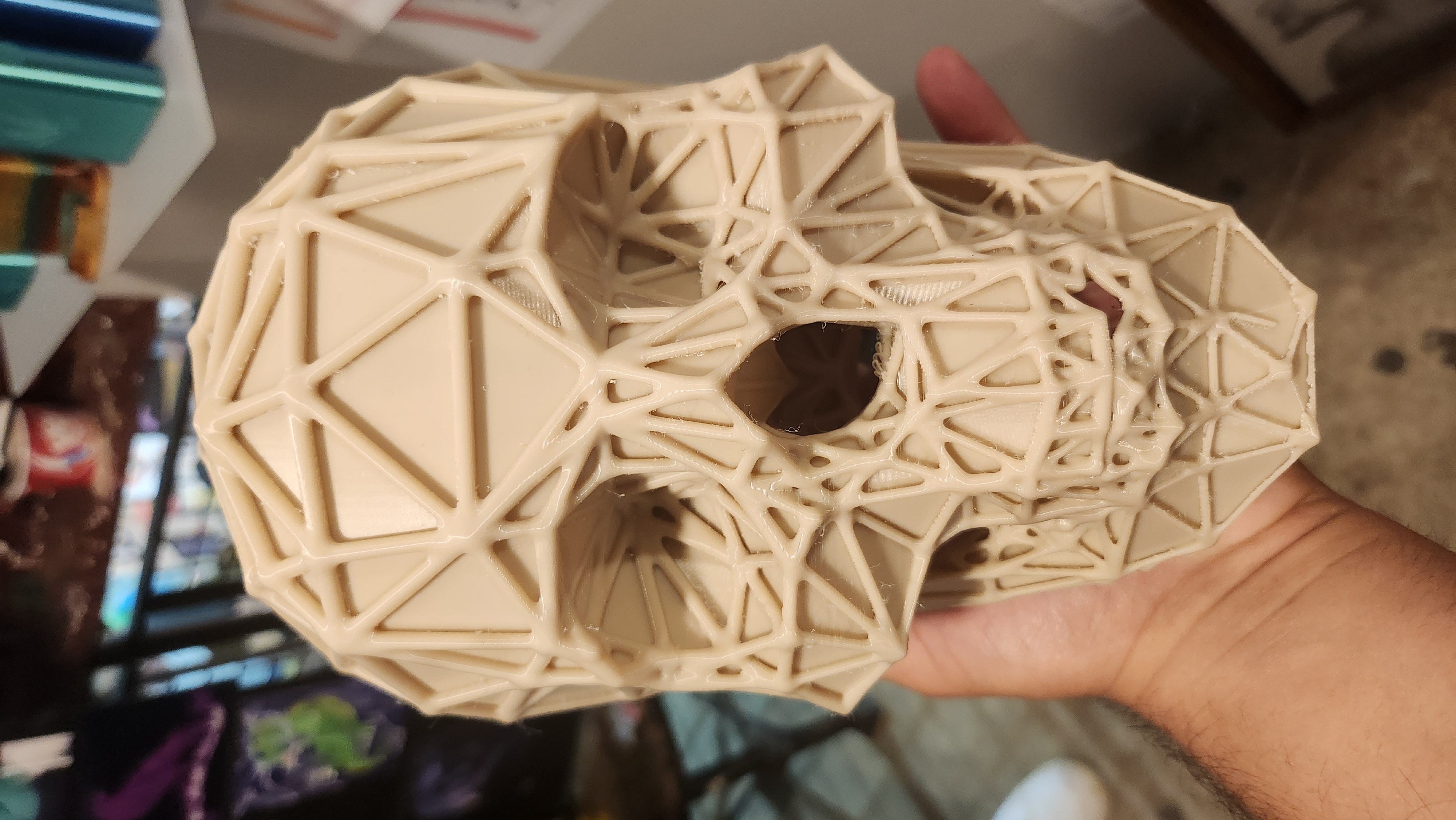 Lattice skull box