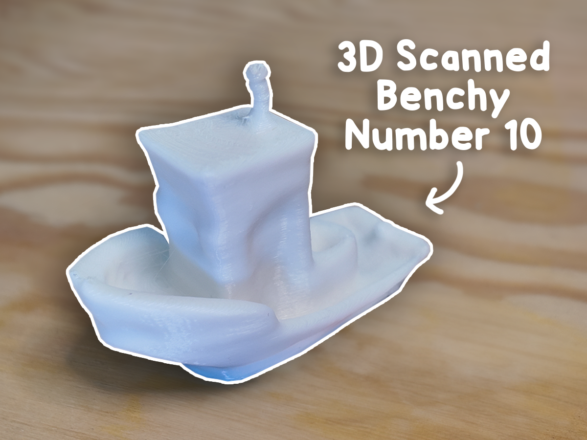 Botched Benchy (3D Scanning Experiment)
