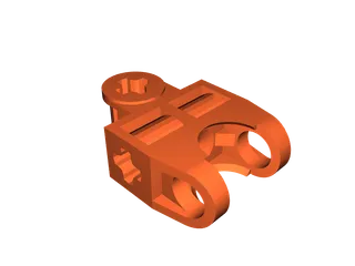 Lego Compatible (32174.dat) Technic Axle Connector 2 x 3 with Ball