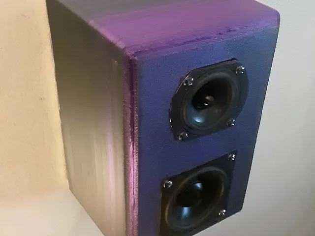 Speaker Box for 3" & 4" drivers