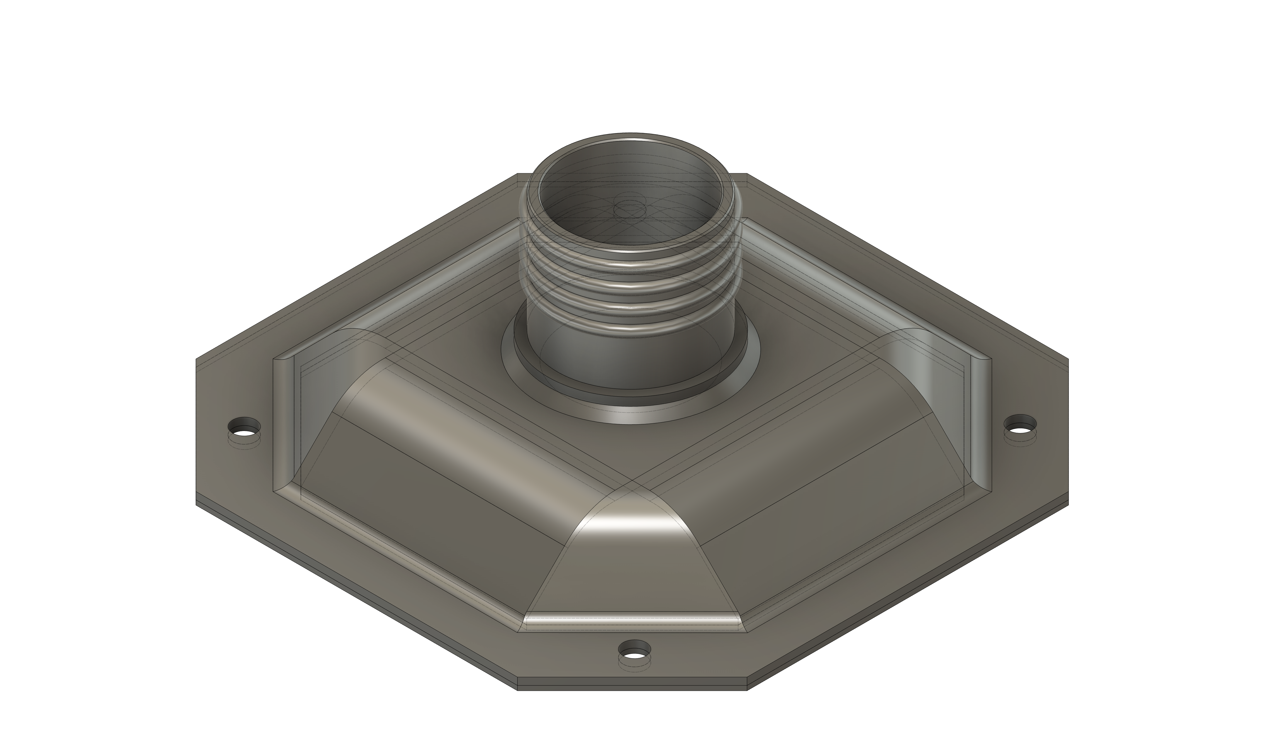 Rainbarrel Top Entry for Tubing