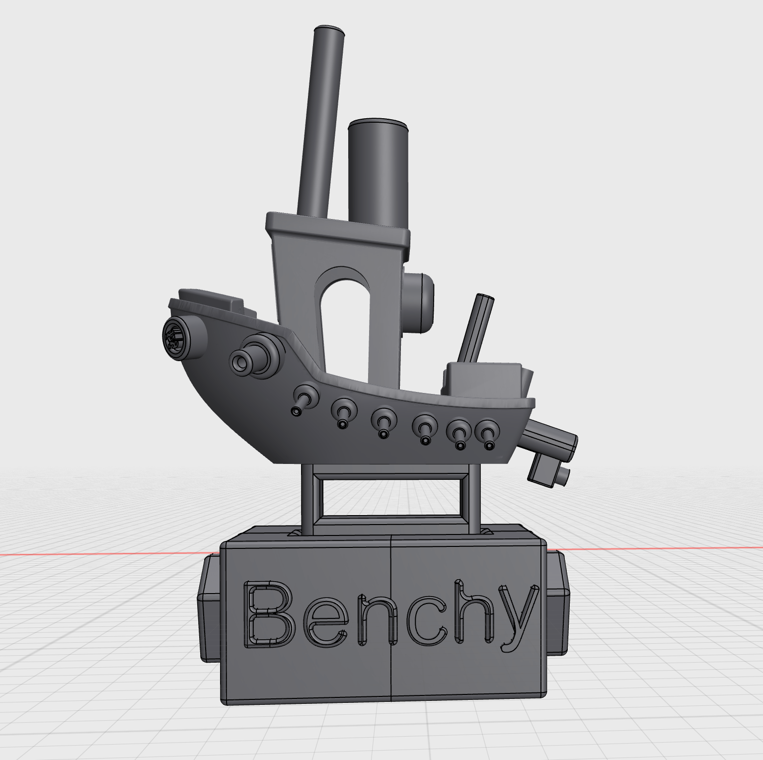 Benchy Pirate Trophy