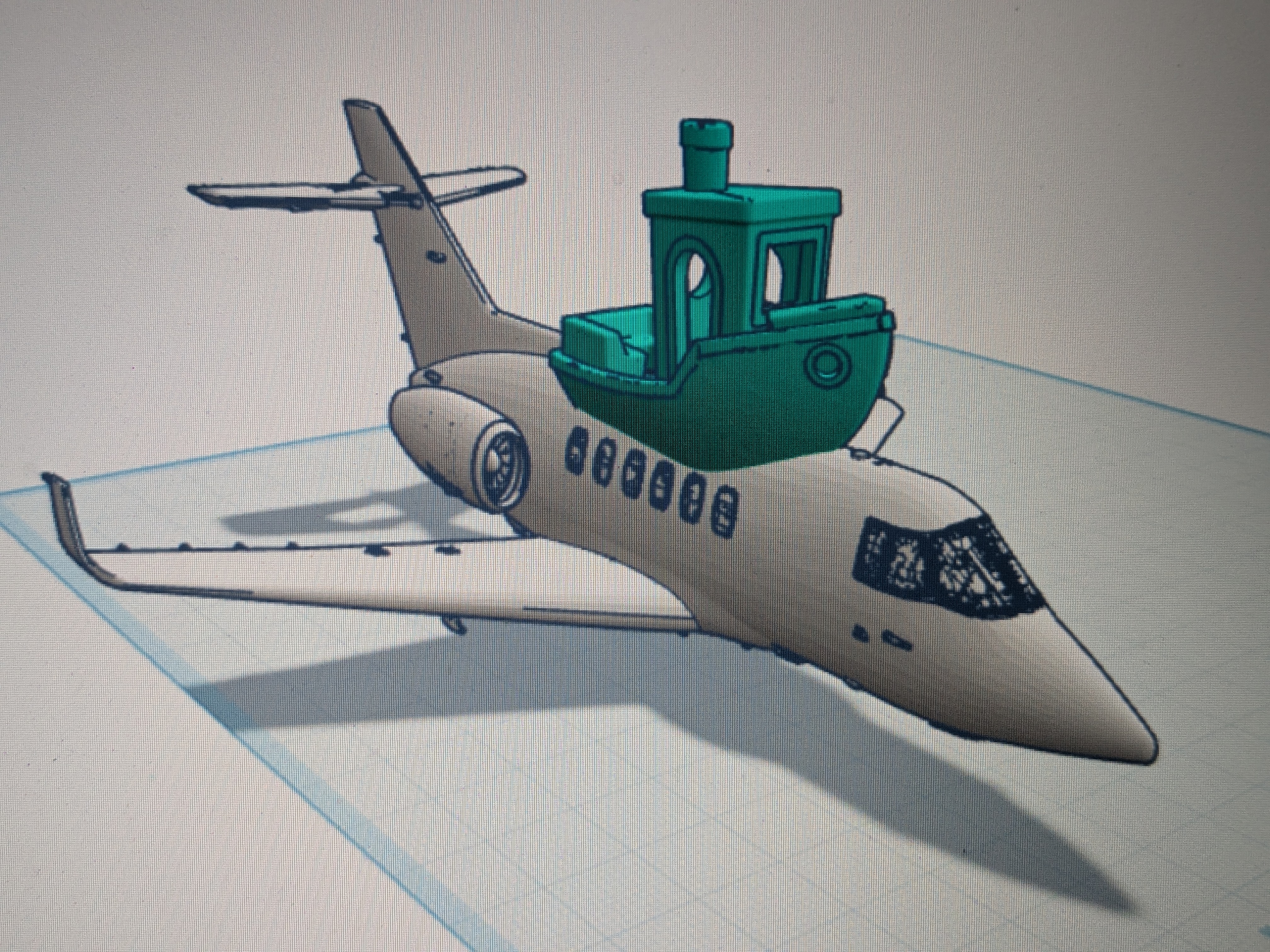 Flugzeug Benchy