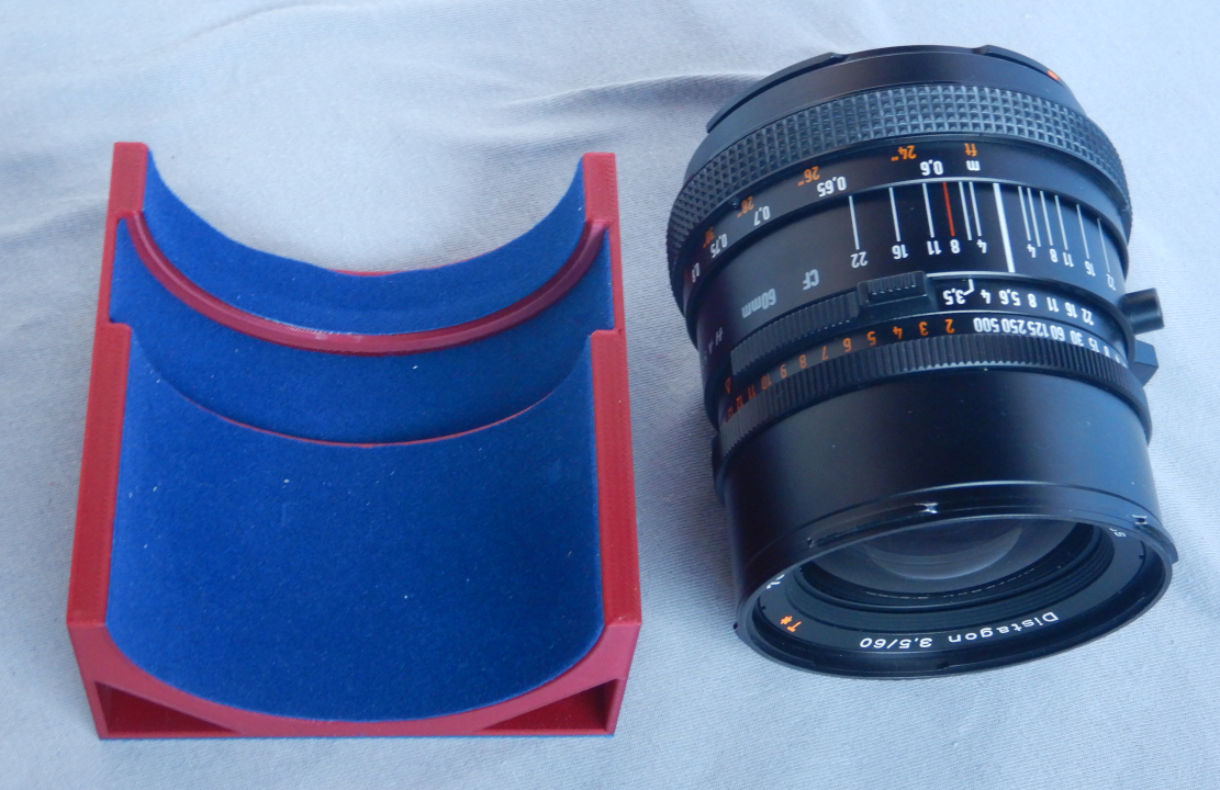 Ablageschale für Zeiss Hasselblad 60mm Objektiv; Tray for Zeiss Hasselblad 60mm lens