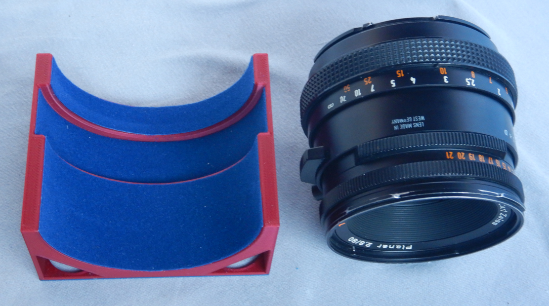 Ablageschale für Zeiss Hasselblad 80mm Objektiv; Tray for Zeiss Hasselblad 80mm lens