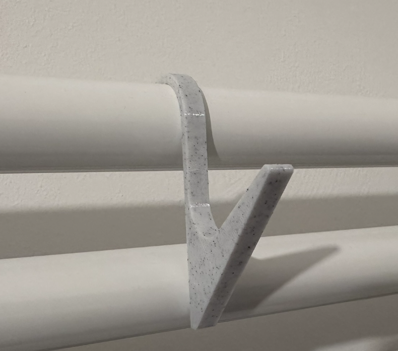 Simple towel hook