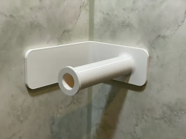 Toilet paper holder - easy to print/no support