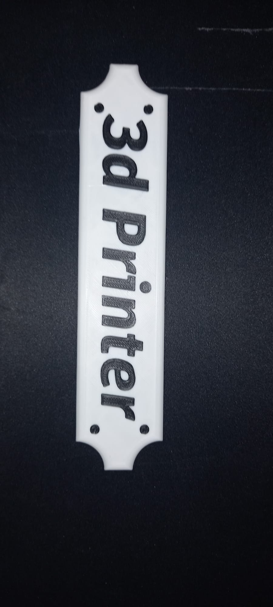 Miniatura 2 do modelo 3D 3D printer sign