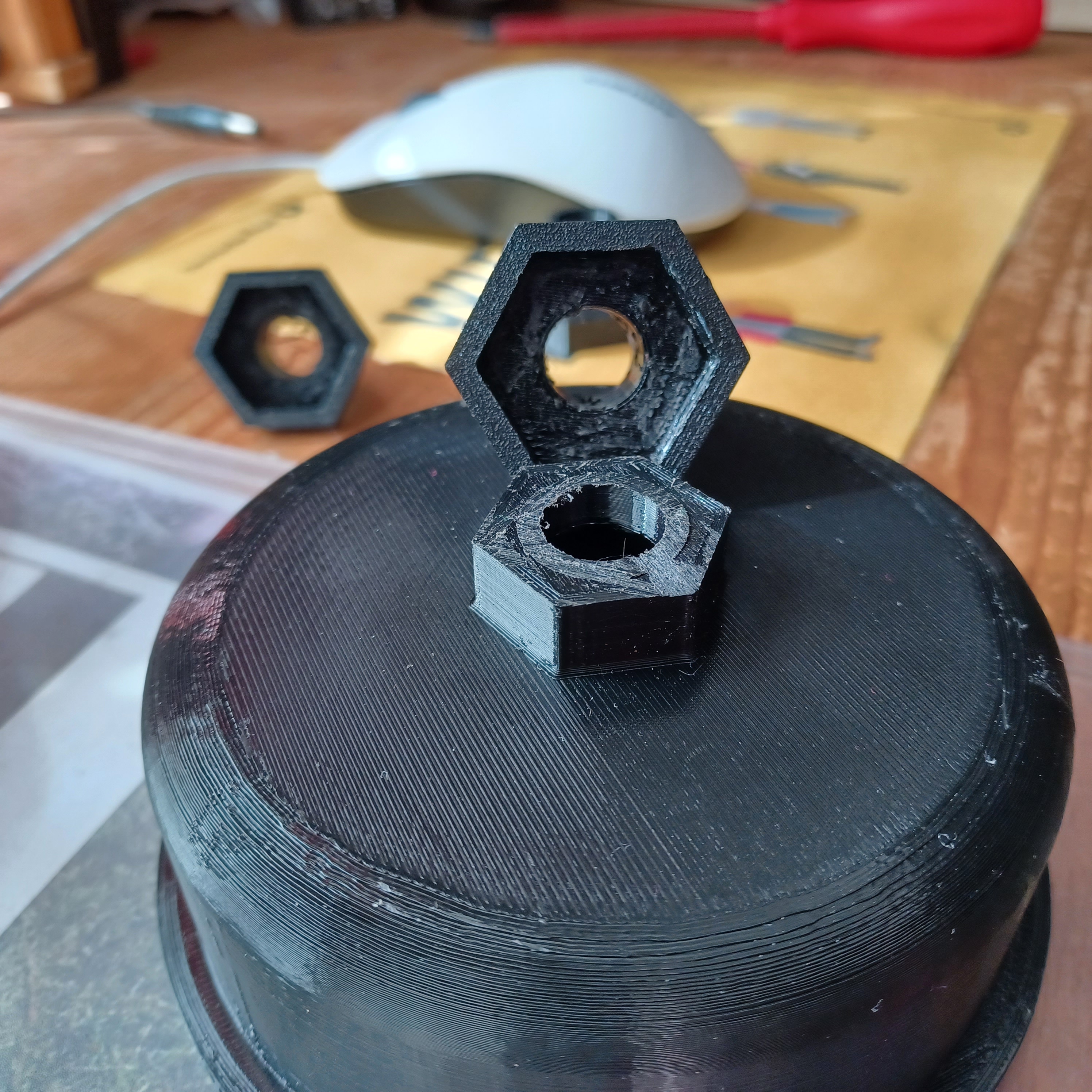 Spare part for large air filter housing with M16 thread