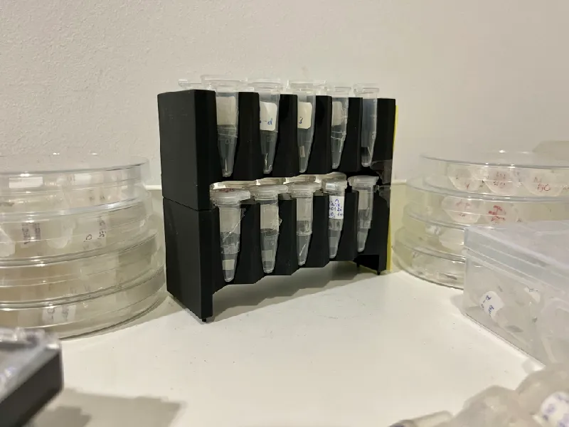 Stackable Eppendorf tube rack - Open Source by ICMAB - CSIC | Download ...