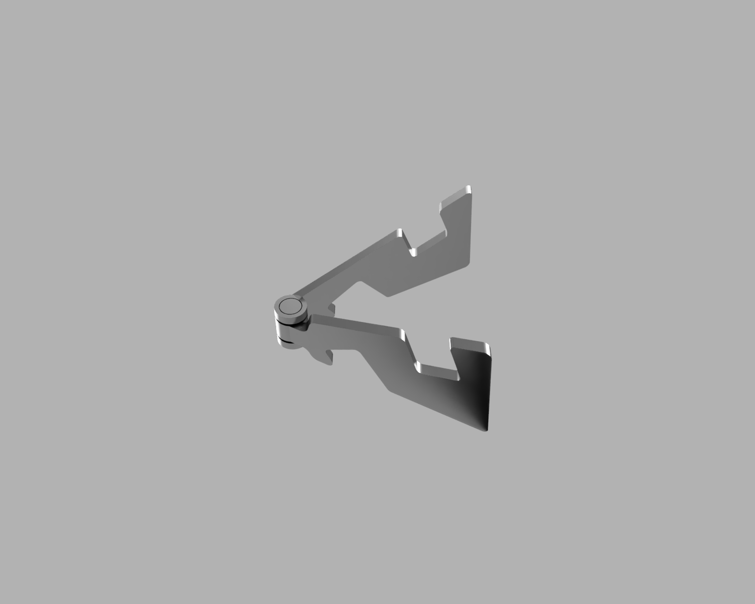 Versatile Phone Stand: Print-in-Place, Foldable, Horizontal & Vertical
