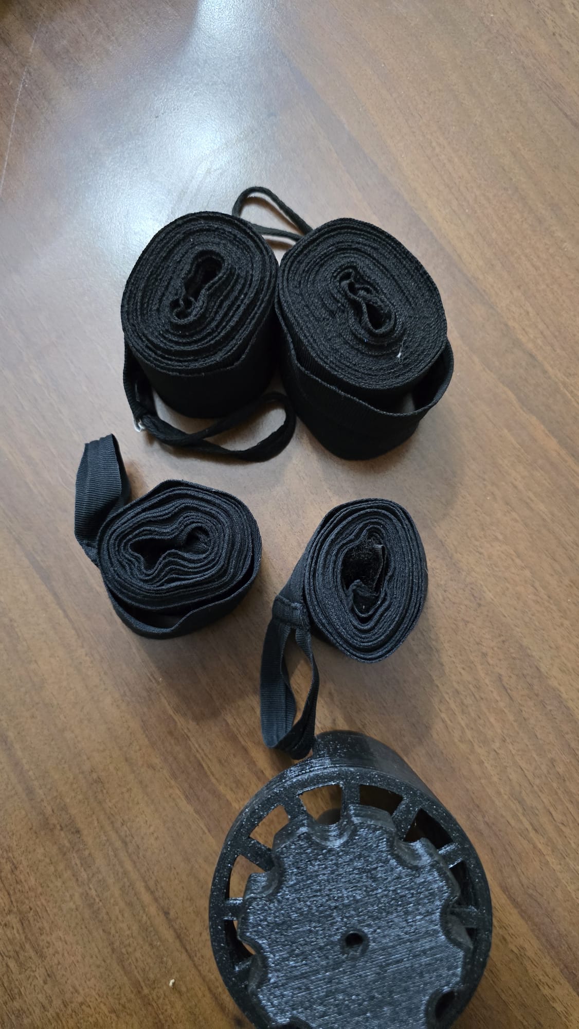 Boxing hand wrap roller