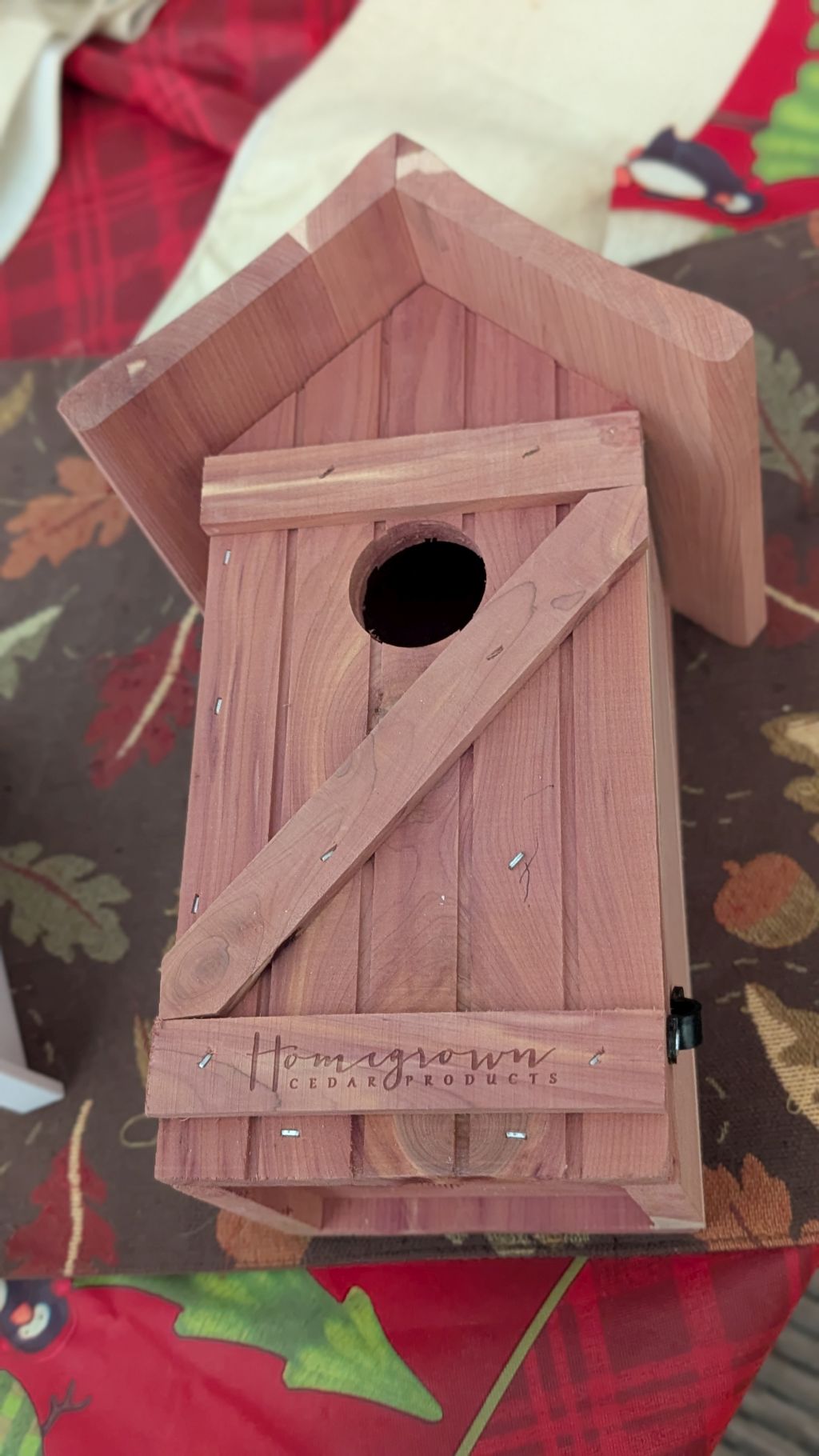 Birdhouse 2" Pipe Mount for Homegrown Cedar Products Bluebird House