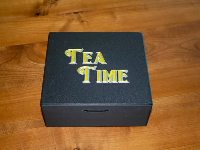 Tea Bag Organizer Box 3x3