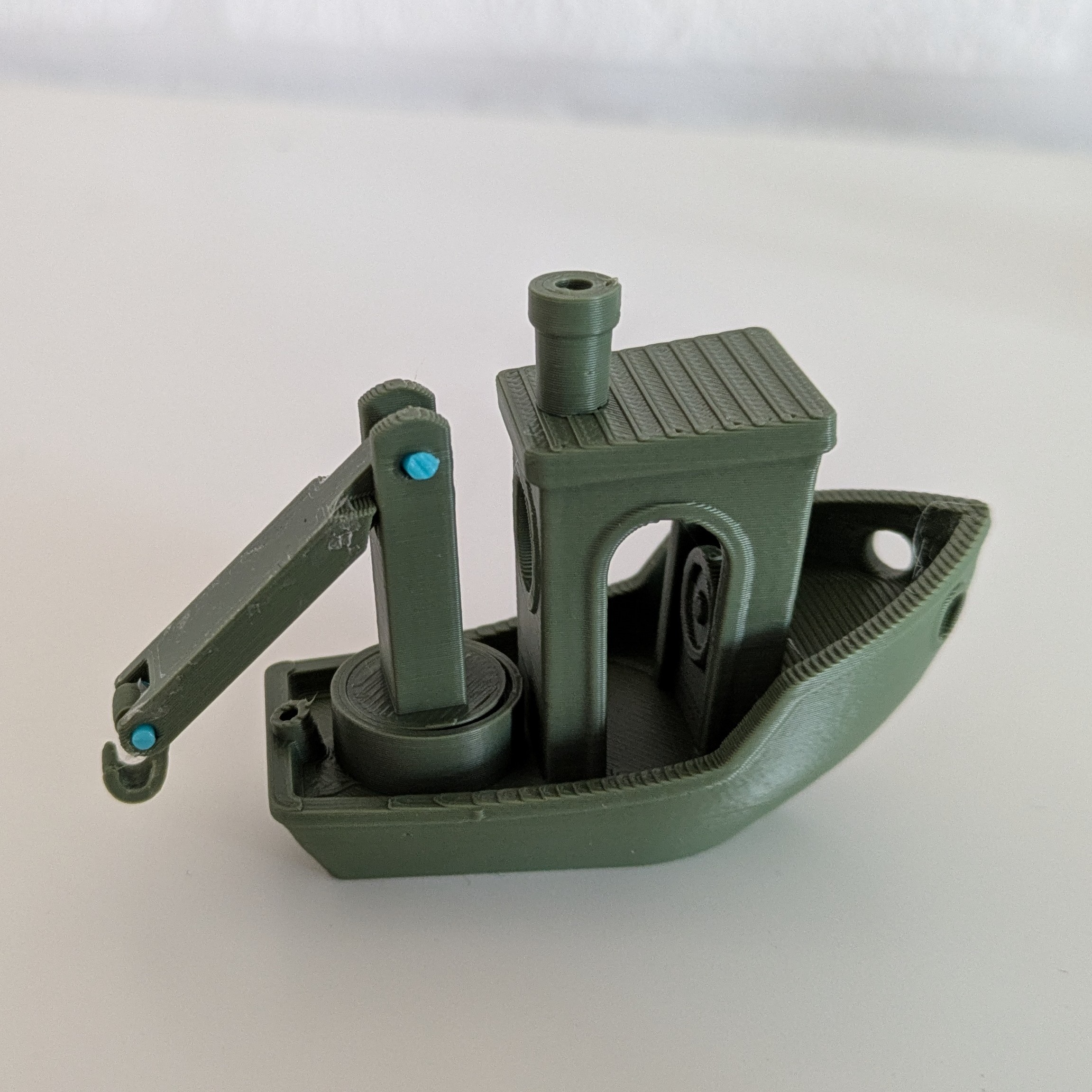 Benchy with a crane / Benchy mit Kranarm