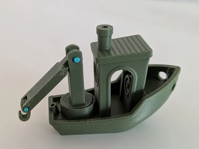 Benchy with a crane / Benchy mit Kranarm